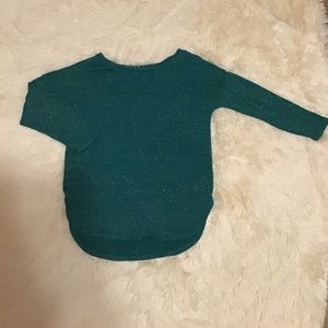 Girl’s green and gold Old Navy sweater